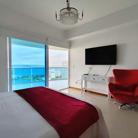 Apartamento De Lujo Con Vista Al Mar - Excelente Ubicacion Cartagena Dış mekan fotoğraf