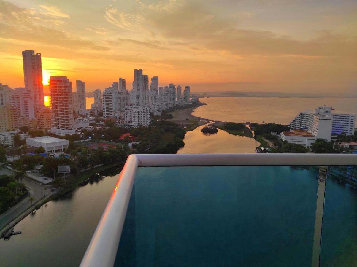 Apartamento De Lujo Con Vista Al Mar - Excelente Ubicacion Cartagena Dış mekan fotoğraf