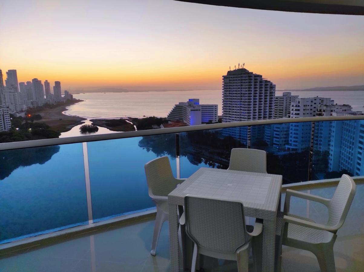 Apartamento De Lujo Con Vista Al Mar - Excelente Ubicacion Cartagena Dış mekan fotoğraf