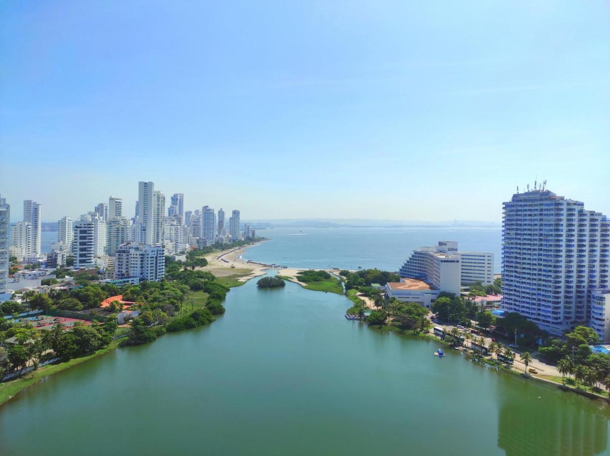 Apartamento De Lujo Con Vista Al Mar - Excelente Ubicacion Cartagena Dış mekan fotoğraf
