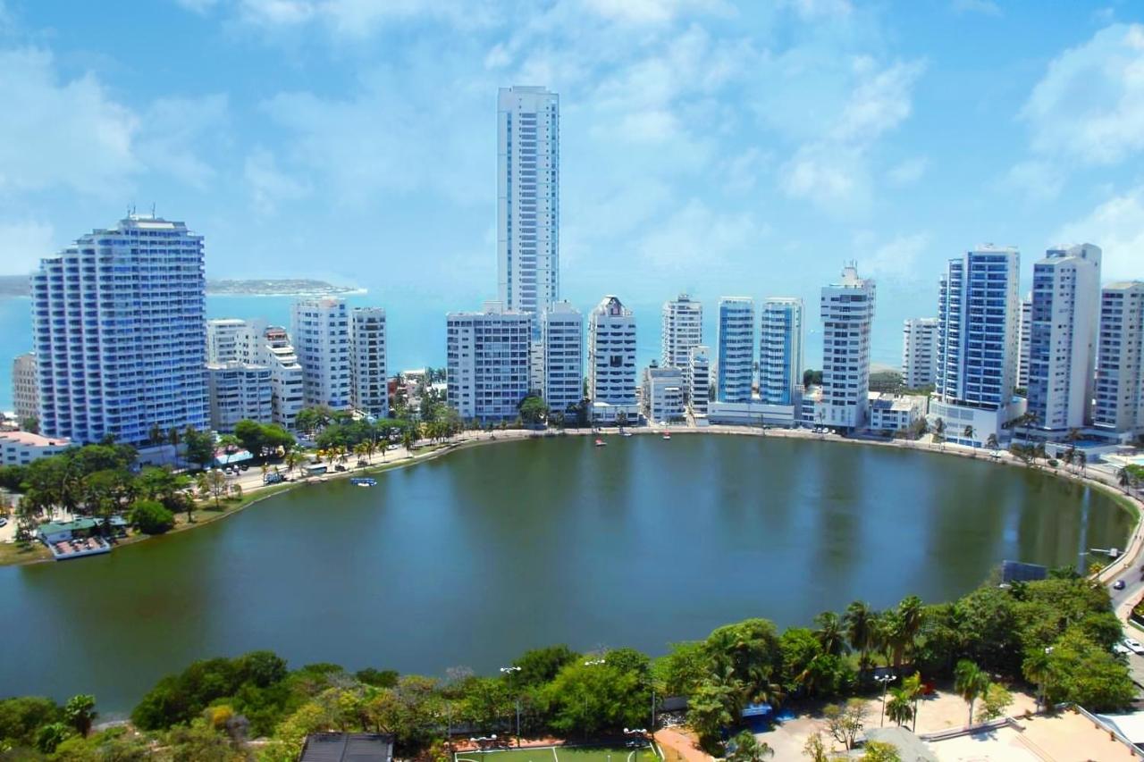 Apartamento De Lujo Con Vista Al Mar - Excelente Ubicacion Cartagena Dış mekan fotoğraf