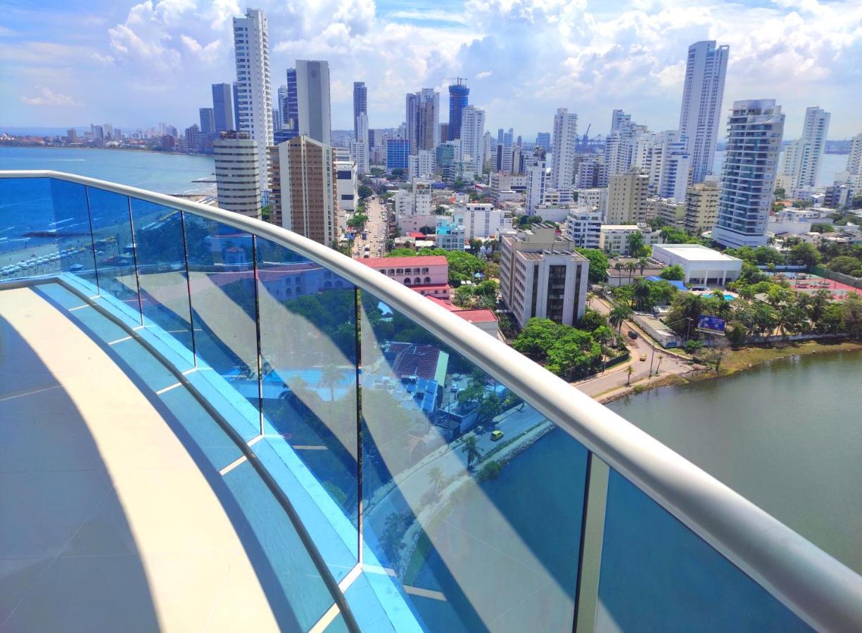 Apartamento De Lujo Con Vista Al Mar - Excelente Ubicacion Cartagena Dış mekan fotoğraf