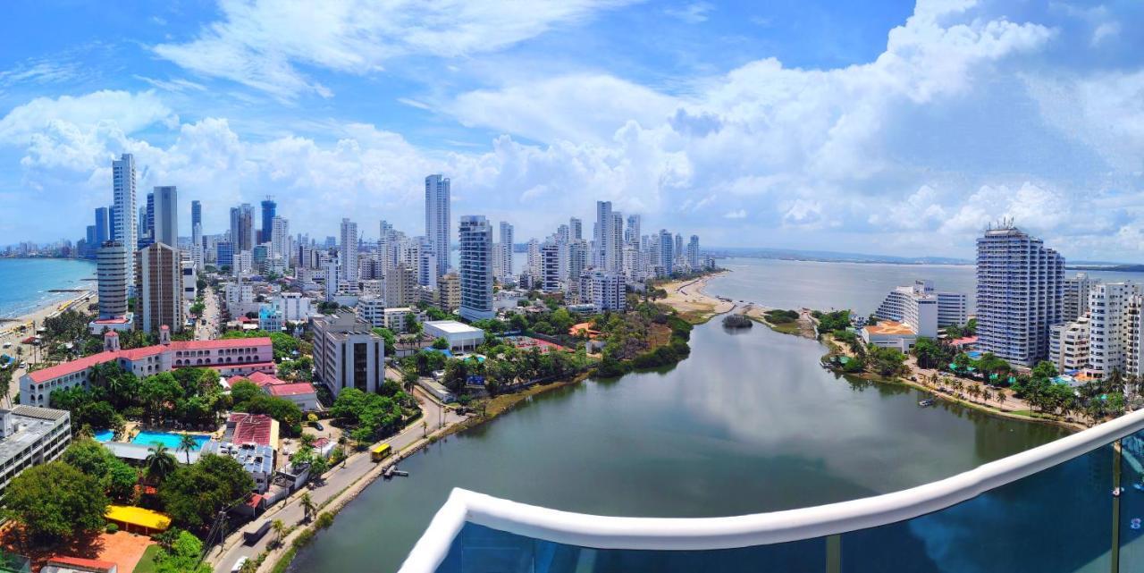 Apartamento De Lujo Con Vista Al Mar - Excelente Ubicacion Cartagena Dış mekan fotoğraf