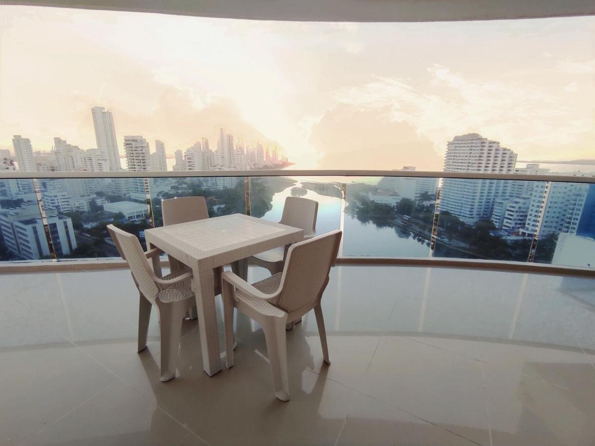 Apartamento De Lujo Con Vista Al Mar - Excelente Ubicacion Cartagena Dış mekan fotoğraf