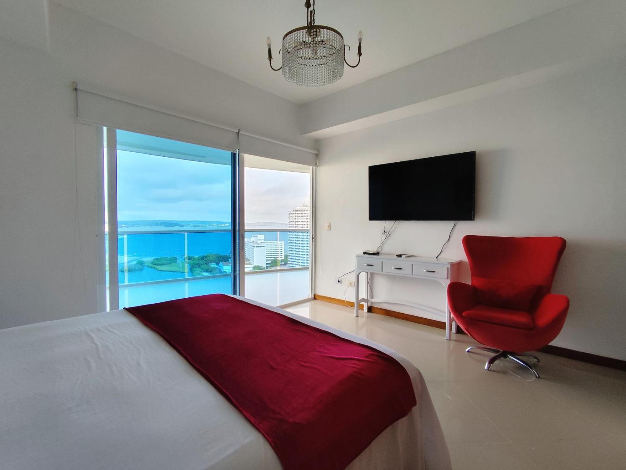 Apartamento De Lujo Con Vista Al Mar - Excelente Ubicacion Cartagena Dış mekan fotoğraf